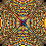 Complex parallels geometric art