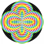Spectral shock infinity pattern art print