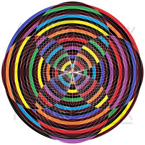 Ultimate hive infinity pattern art print