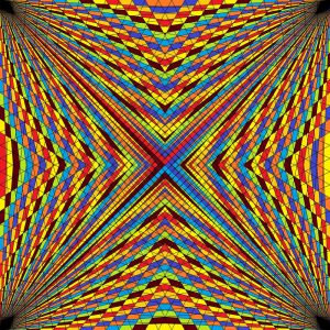 Complex parallels geometric art